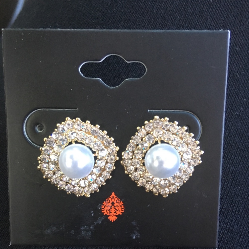 Pearl & Zirconia Earrings